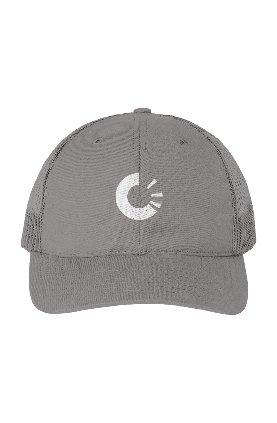 Embroidered 6-Panel Structured Trucker Cap