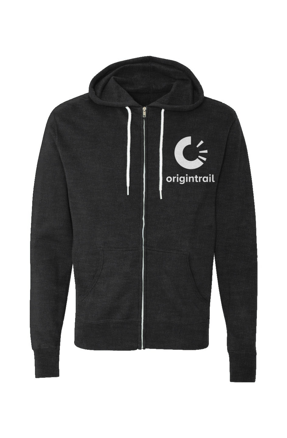 Embroidered Unisex Lightweight Full-Zip Hoodie