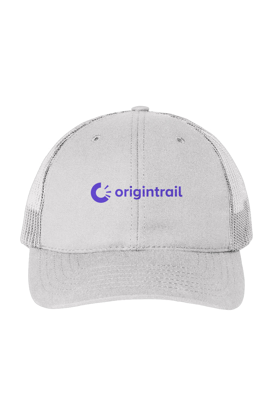 Embroidered 6-Panel Structured Trucker Cap