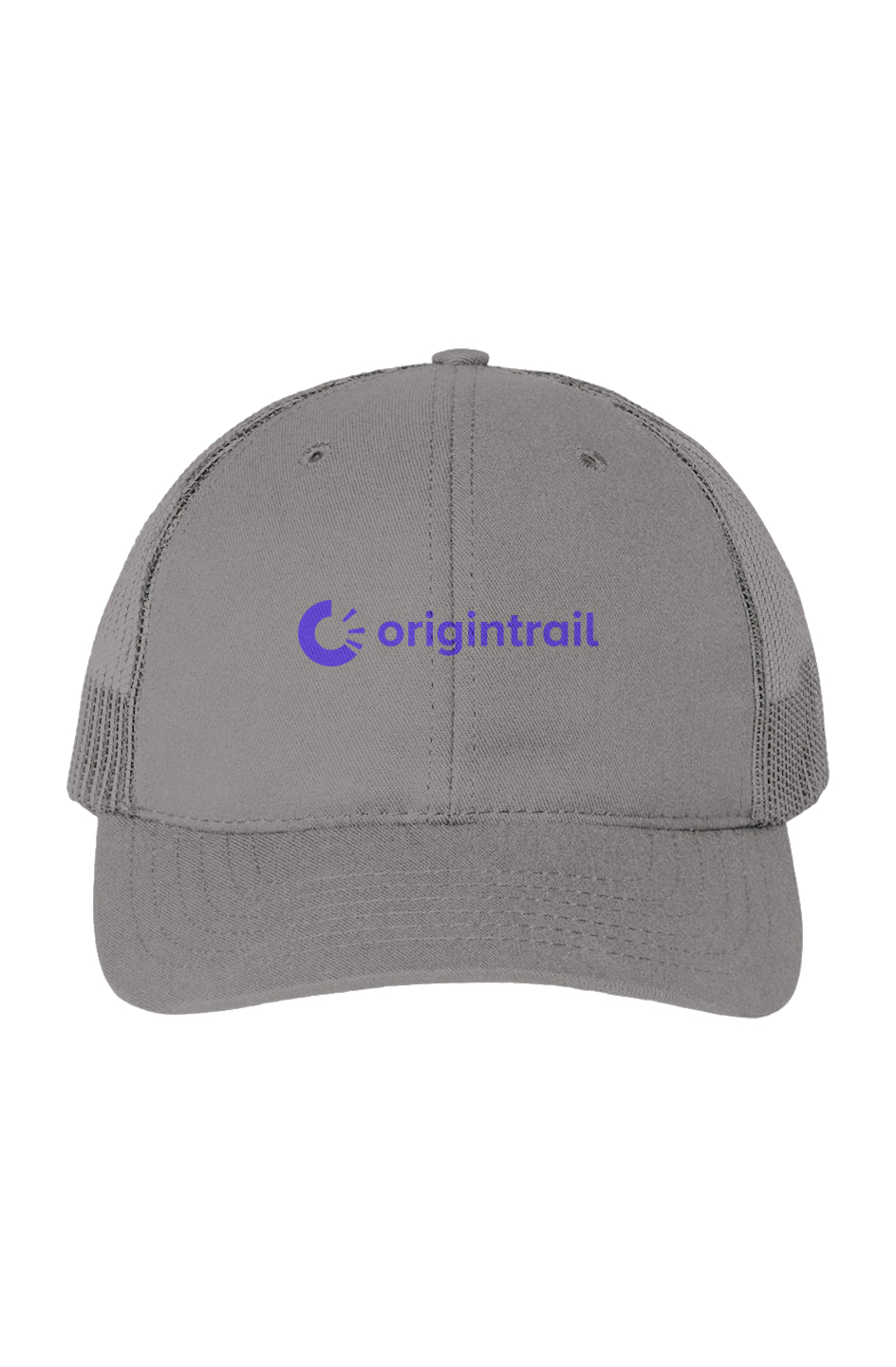 Embroidered 6-Panel Structured Trucker Cap