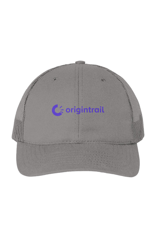 Embroidered 6-Panel Structured Trucker Cap